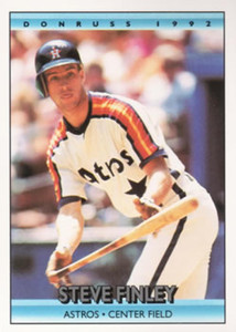 1992 Donruss #197 Steve Finley VG Houston Astros 