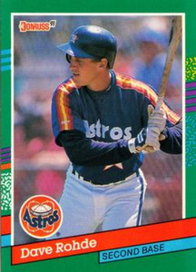 1991 Donruss #743 Dave Rohde VG Houston Astros 