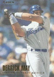 1996 Fleer #415 Derrick May NM-MT  Houston Astros 