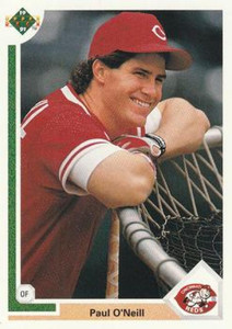 1990 Score #295 Paul O'Neill VG Cincinnati Reds