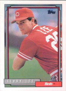 1992 Topps #262 Terry Lee VG Cincinnati Reds 