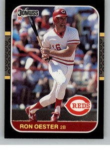 1987 Donruss #206 Ron Oester VG Cincinnati Reds 