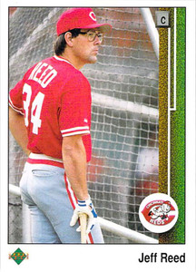 1989 Upper Deck #276 Jeff Reed VG Cincinnati Reds 