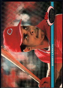 1991 Stadium Club #92 Barry Larkin VG Cincinnati Reds 