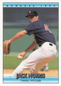 1992 Donruss #25 Jack Morris AS VG Minnesota Twins 