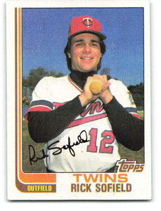 1982 Topps #42 Rick Sofield VG Minnesota Twins 