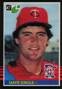 1985 Donruss/Leaf #173 Dave Engle VG Minnesota Twins 