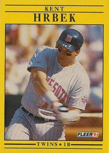 1986 Fleer #397 Kent Hrbek VG Minnesota Twins - Under the Radar Sports