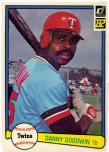 1982 Donruss #305 Danny Goodwin VG Minnesota Twins 