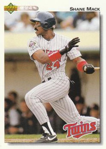 Shane Mack - 1991 Upper Deck #188 - Minnesota Twins Baseball Card