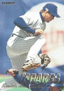 1997 Fleer #149 Pat Meares VG Minnesota Twins 