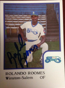 Rolando Roomes Autographed 1986 Pro Cards