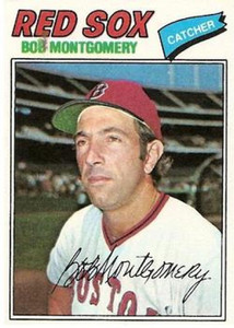 1977 Topps #288 Bob Montgomery VG Boston Red Sox 