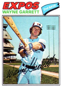 1977 Topps #417 Wayne Garrett VG Montreal Expos 