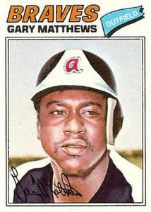 1977 Topps #194 Gary Matthews VG Atlanta Braves 