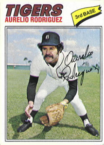 1977 Topps #574 Aurelio Rodriguez VG Detroit Tigers 