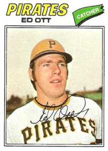 1977 Topps #197 Ed Ott VG Pittsburgh Pirates 