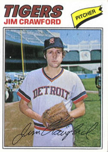 1977 Topps #69 Jim Crawford VG Detroit Tigers 