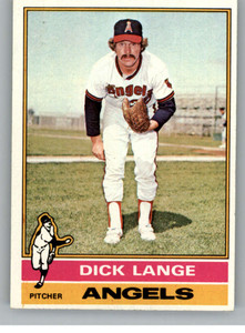 1976 Topps #176 Dick Lange VG California Angels 