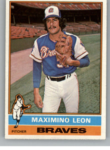 1976 Topps #576 Maximino Leon VG Atlanta Braves 