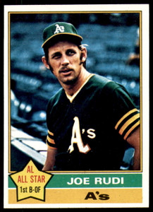 1976 Topps #475 Joe Rudi VG Oakland Athletics 