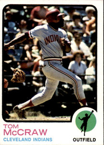 1973 Topps #86 Tom McCraw VG Cleveland Indians 