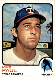 1973 Topps #58 Mike Paul VG Texas Rangers 