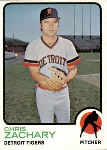 1973 Topps #256 Chris Zachary VG Detroit Tigers 