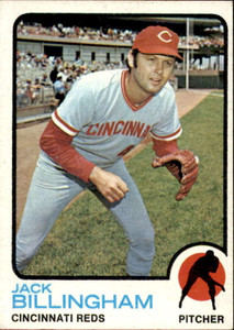 1973 Topps #89 Jack Billingham VG Cincinnati Reds 