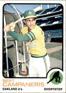 1973 Topps #295 Bert Campaneris VG Oakland Athletics 