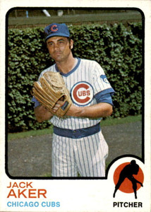 1973 Topps #262 Jack Aker VG Chicago Cubs 