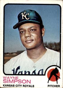 1973 Topps #428 Wayne Simpson VG Kansas City Royals 
