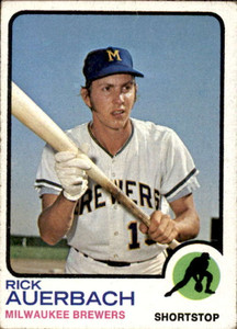 1973 Topps #427 Rick Auerbach VG Milwaukee Brewers 