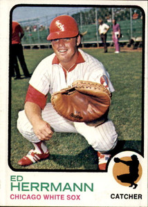 1973 Topps #73 Ed Herrmann VG Chicago White Sox 