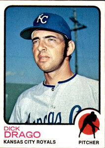 1973 Topps #392 Dick Drago VG Kansas City Royals 
