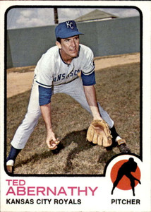 1973 Topps #22 Ted Abernathy VG Kansas City Royals 