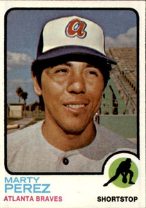 1973 Topps #144 Marty Perez VG Atlanta Braves 