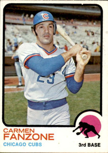 1973 Topps #139 Carmen Fanzone VG RC Rookie Chicago Cubs 