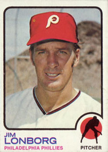 1973 Topps #3 Jim Lonborg VG Philadelphia Phillies 