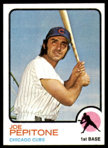 SOLD 98132 1973 Topps #580 Joe Pepitone VG Chicago Cubs 