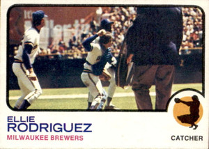 1973 Topps #45 Ellie Rodriguez UER VG Milwaukee Brewers 