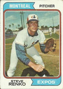 1974 Topps #49 Steve Renko VG Montreal Expos 