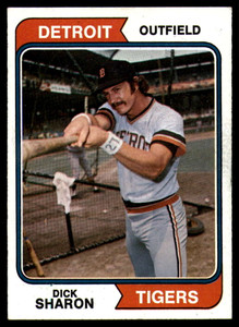 1974 Topps #48 Dick Sharon VG RC Rookie Detroit Tigers 
