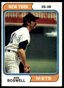 1974 Topps #645 Ken Boswell VG New York Mets 