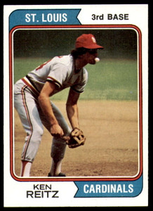 1974 Topps #372 Ken Reitz VG St. Louis Cardinals 