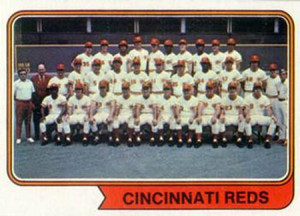 1974 Topps #459 Reds Team VG Cincinnati Reds 