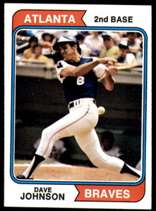 1974 Topps #45 Dave Johnson VG Atlanta Braves 