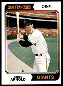 1974 Topps #432 Chris Arnold VG San Francisco Giants 