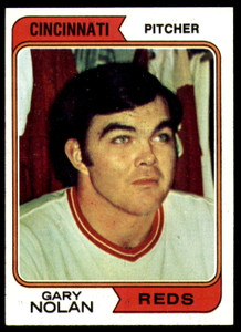 1974 Topps #277 Gary Nolan VG Cincinnati Reds 