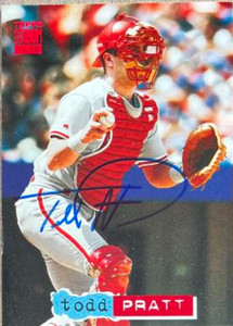 Todd Pratt Autographed 1994 Stadium Club #84